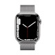 Apple Watch Series 7 GPS + Cellular 45mm Silver Stainless Steel Case with Silver Milanese Loop б/в